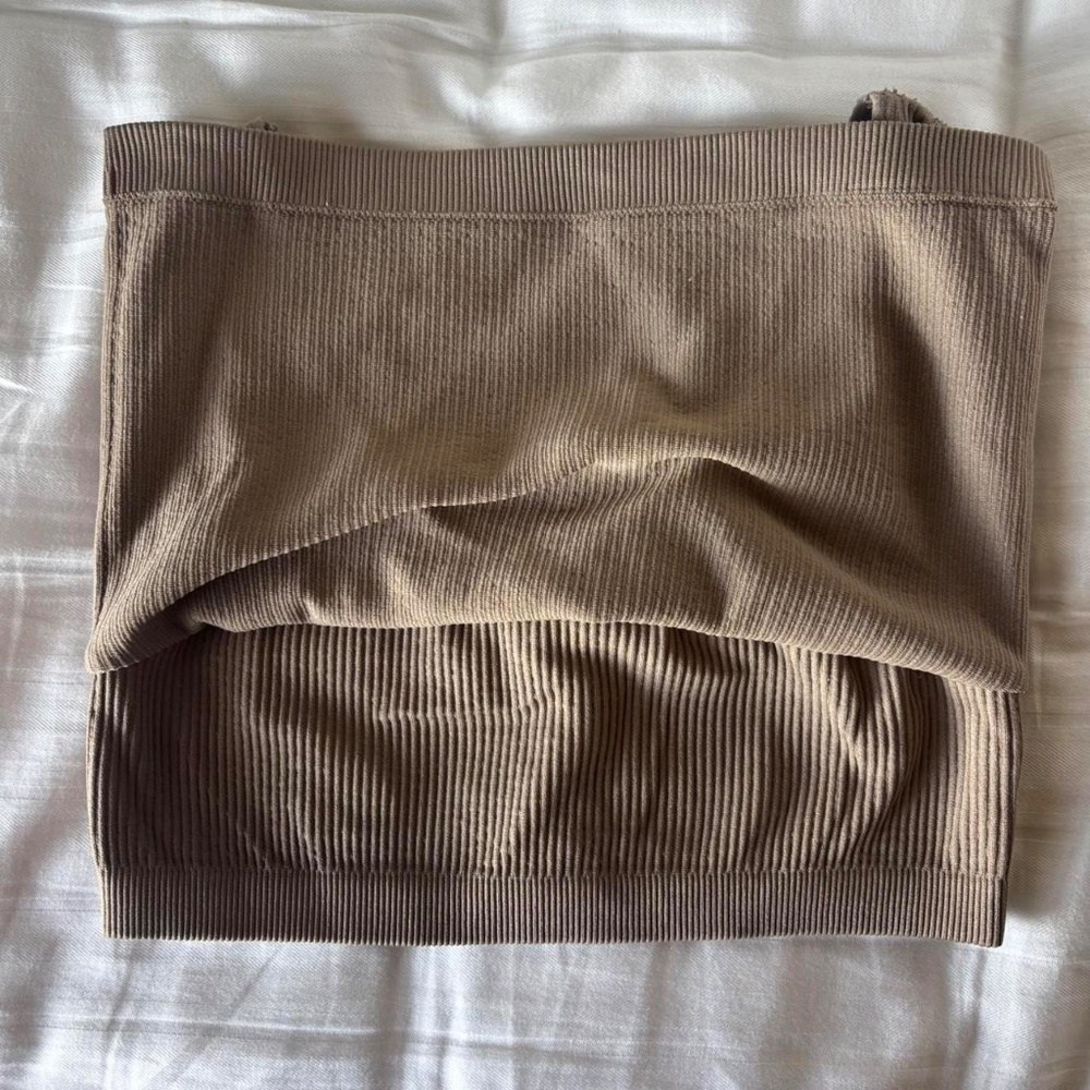 Brown Ribbed Cami - Picture 2 of 2